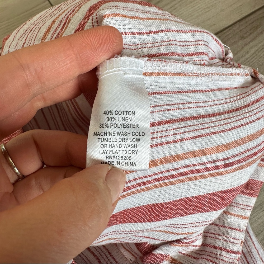 JUST LIVING linen blend wide leg pants - Picture 3 of 5